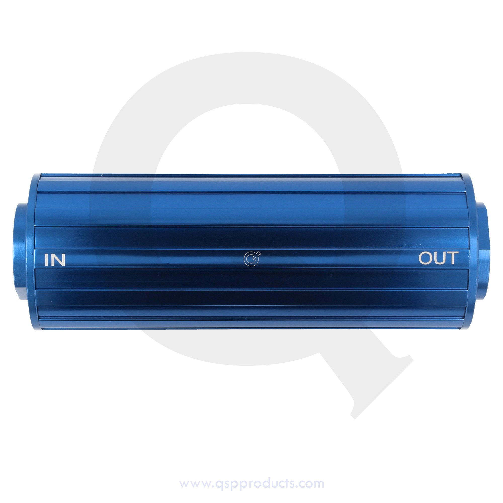 QSP Kraftstofffilter AN8 Dash 8 female blau 60 Mikron 160 mm