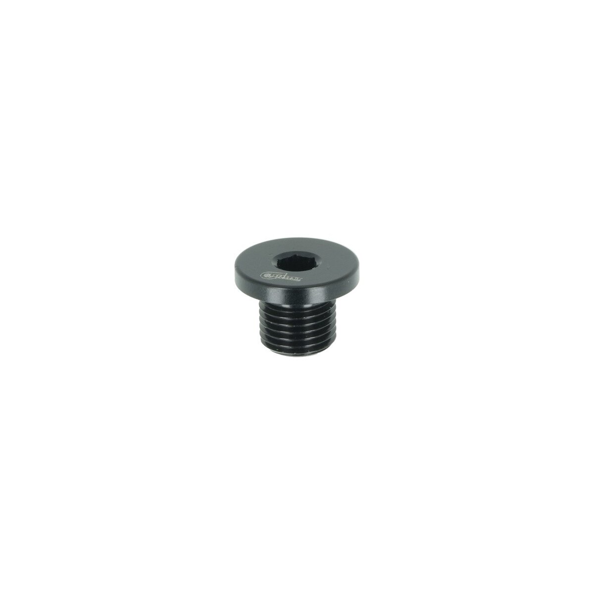 Verschluss Schraube M10x1mm männlich - schwarz matt
