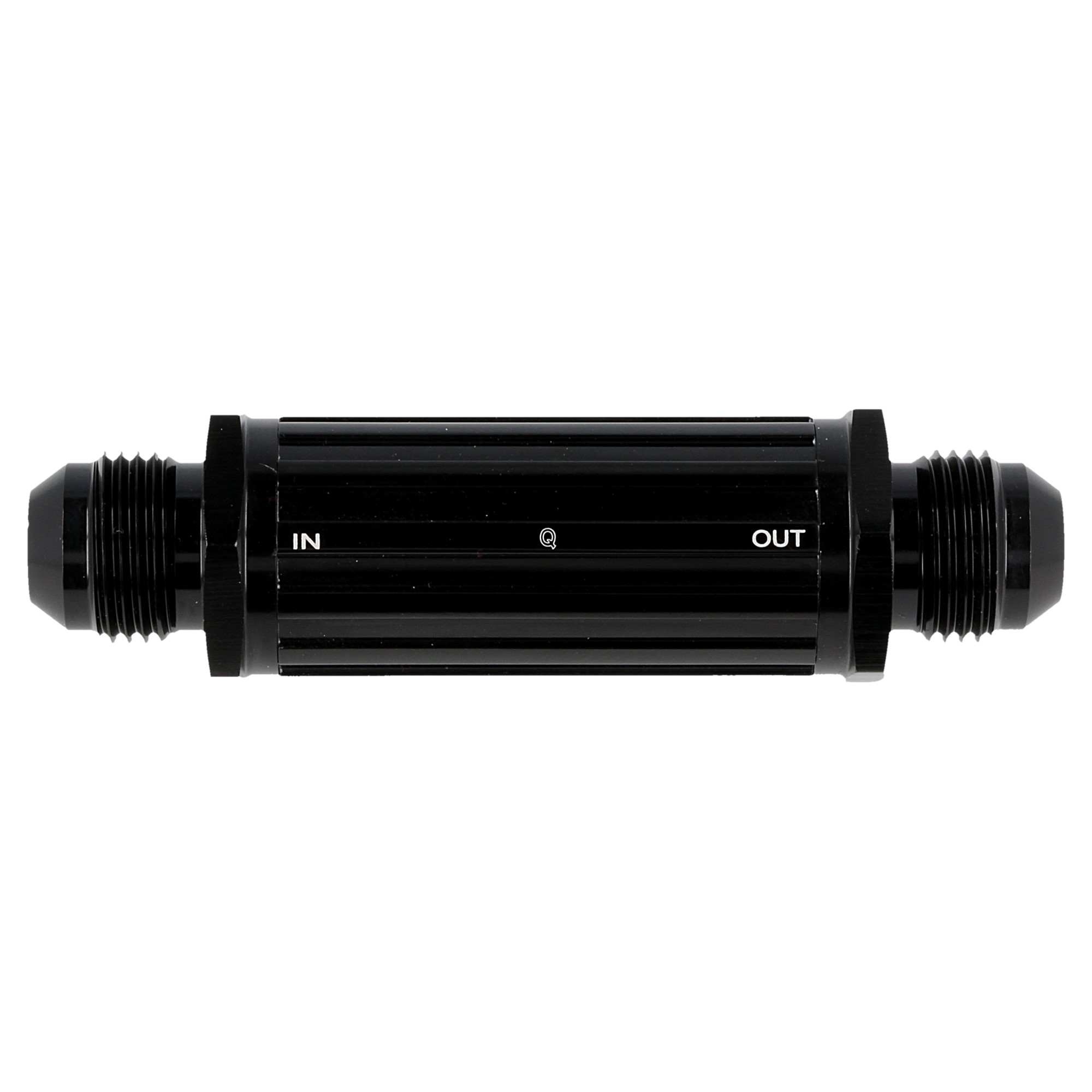 QSP Kraftstofffilter AN8 Dash 8 male schwarz 30 Mikron