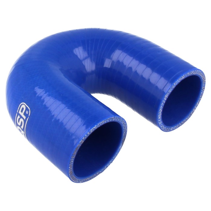 QSP Silikonschlauch - 180° Bogen - 6,5mm - Blau