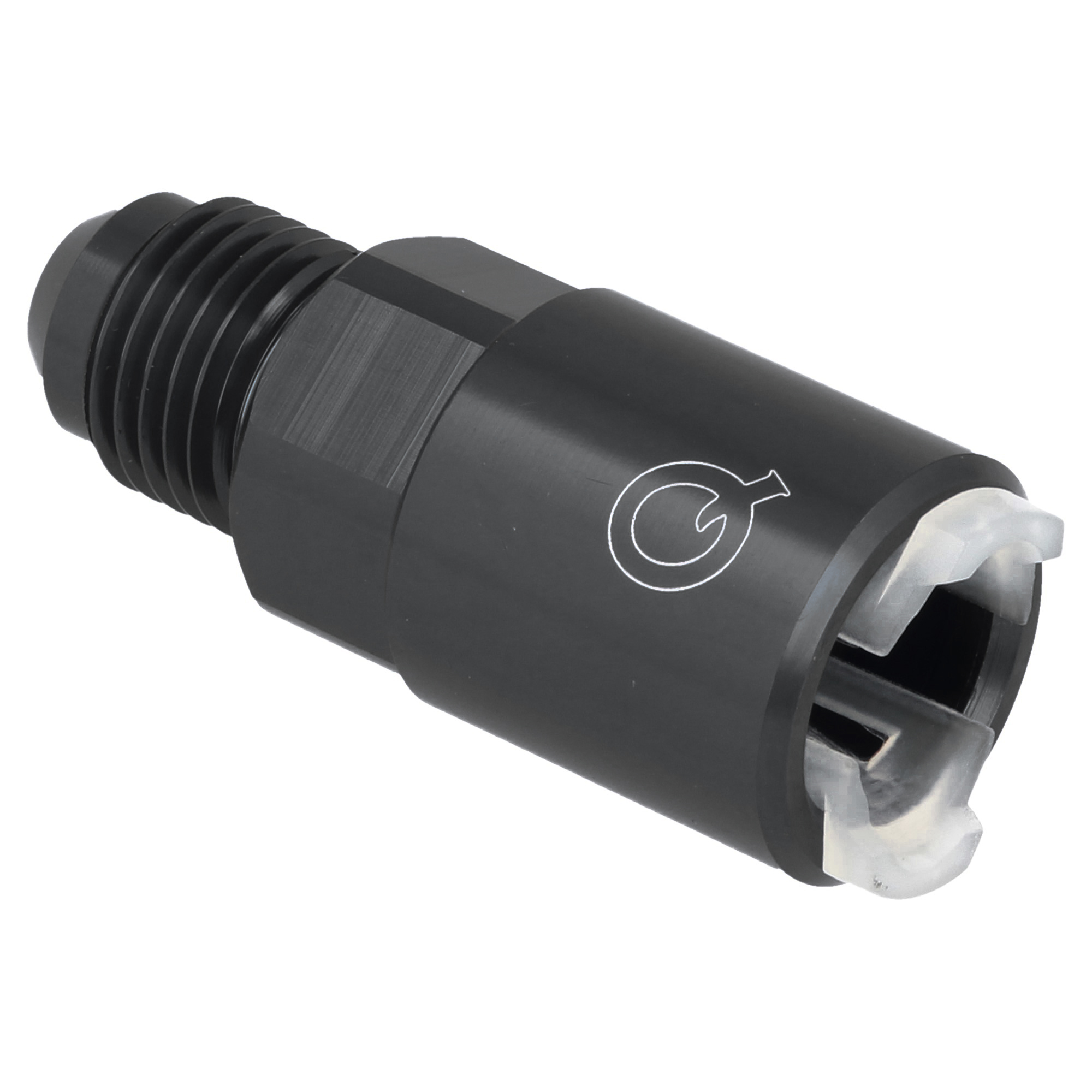 QSP Schnellkupplung gerade AN6 auf 8 mm blau