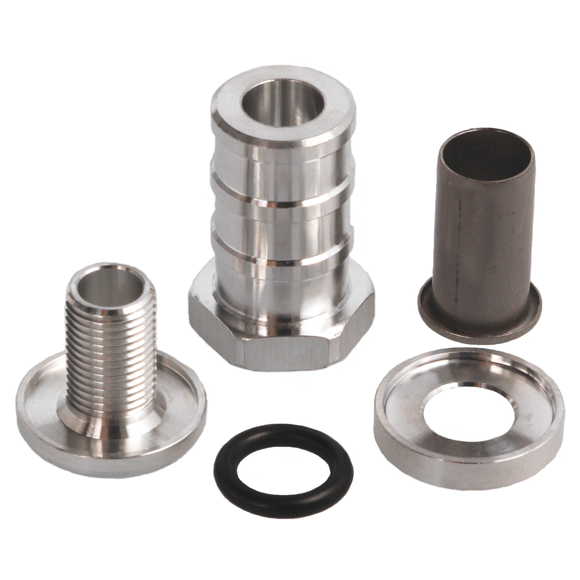 QSP selbstverschließender Fitting 16mm Aluminium