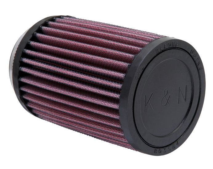 K&N RU-0810 HIGH-FLOW Sportluftfilter 62mm Anschluss 127mm hoch rund rot