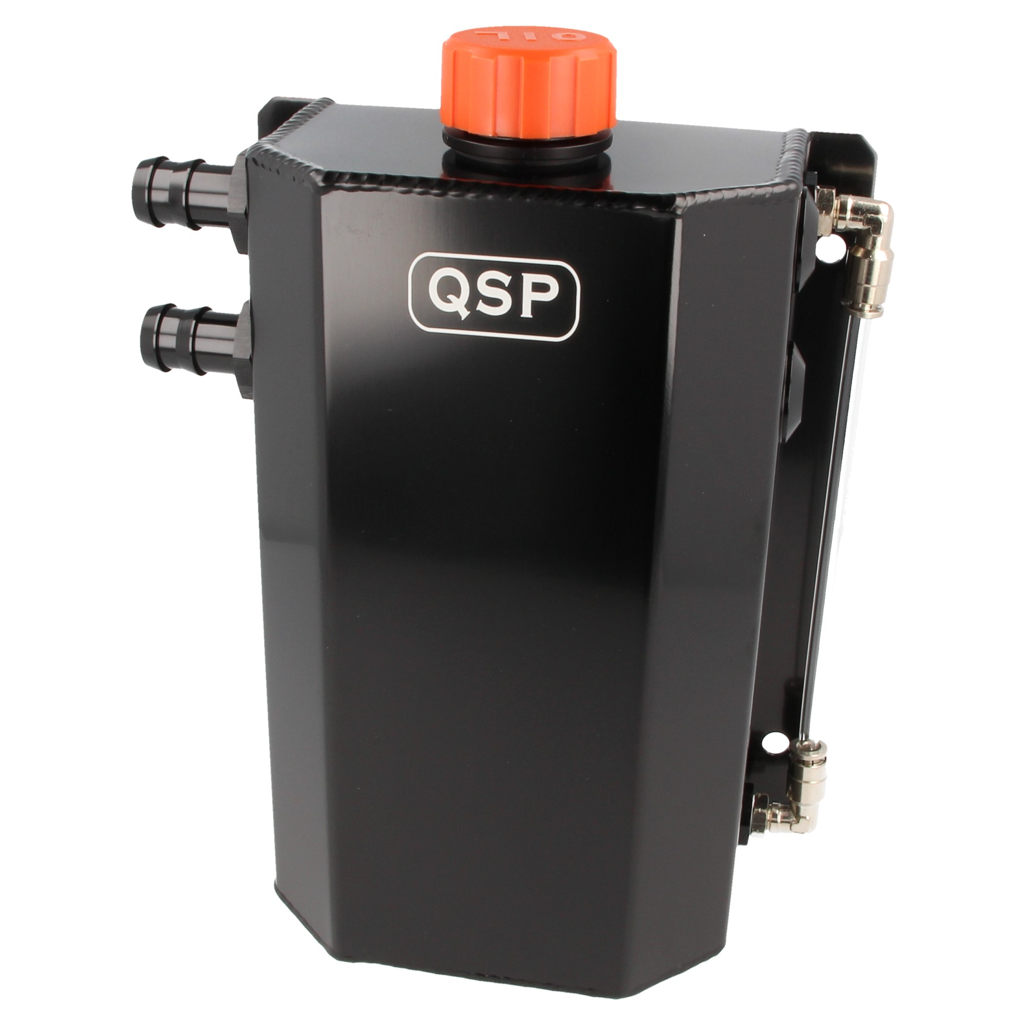 QSP Aluminium Öl Catchtank 2 Liter AN10 Dash 10 schwarz