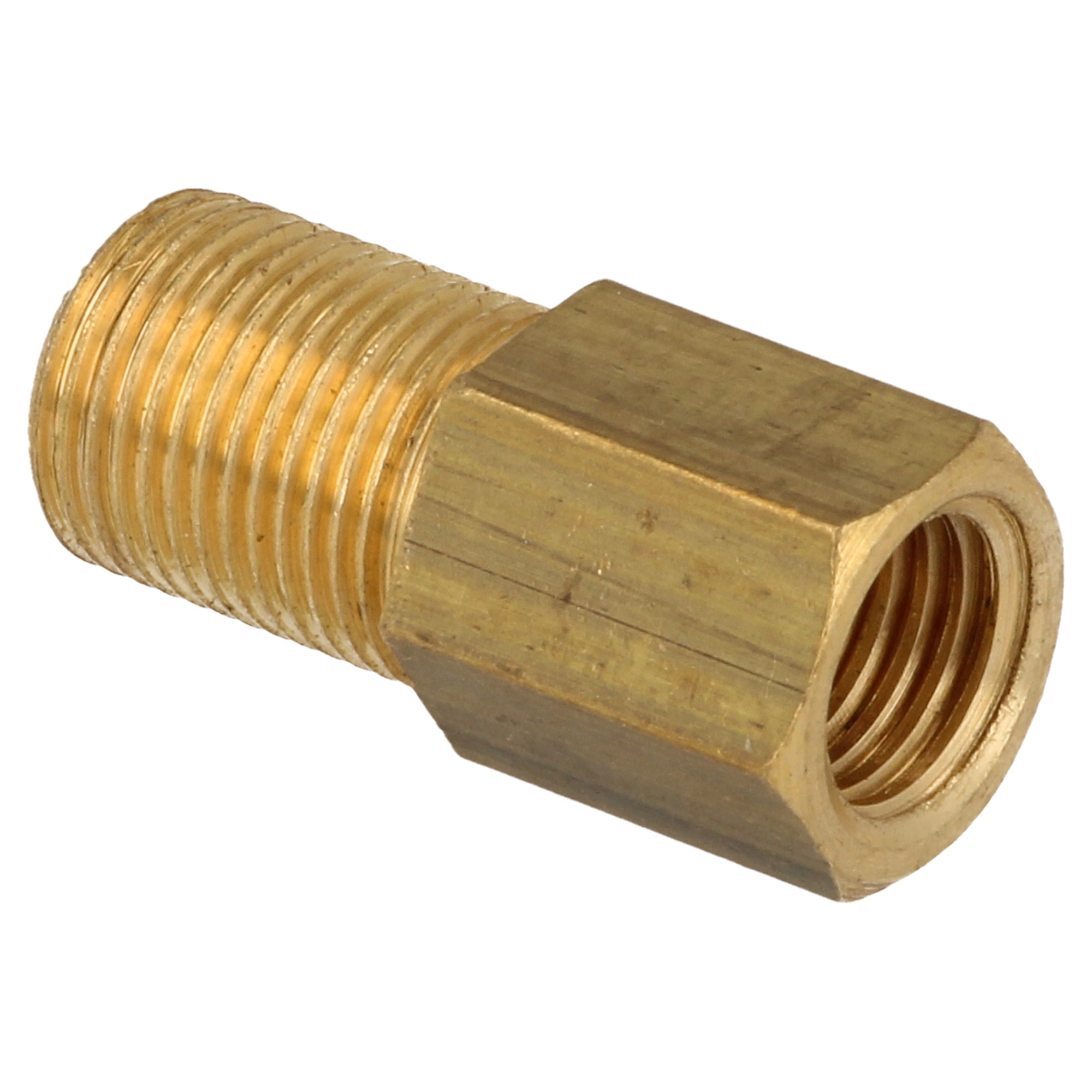 QSP Adapter für Bremse Messing M10x1.25 Female auf M12x1 Male