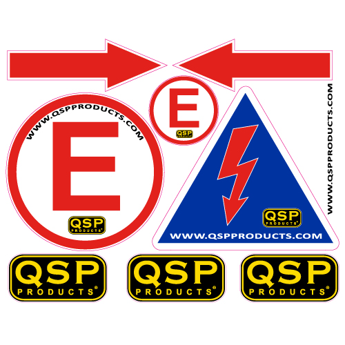 QSP Aufkleberbogen komplett Motorsport