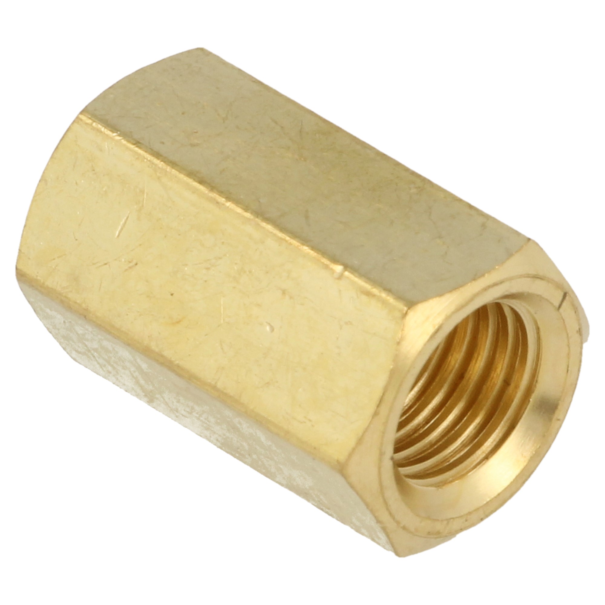 QSP Adapter Verbinder für Bremse Messing M10x1.25 auf M10x1.0 konvex Female