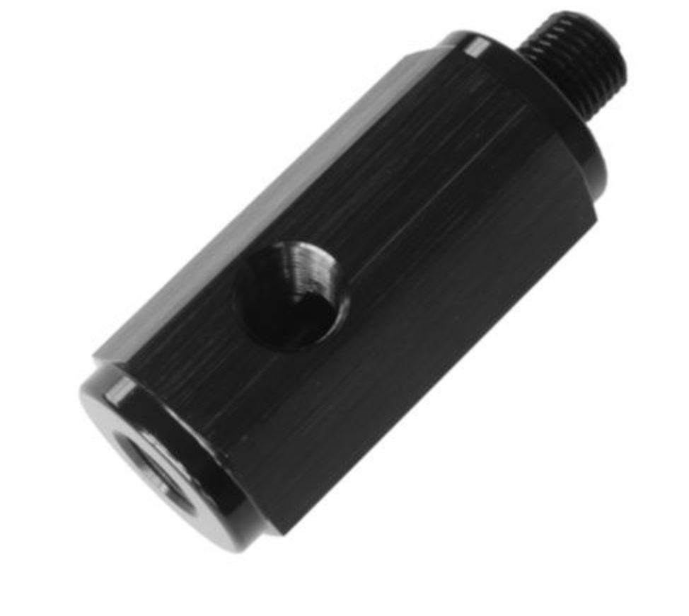 QSP Öl T-Stück Adapter M10 x 1 male - 1/8 NPT female
