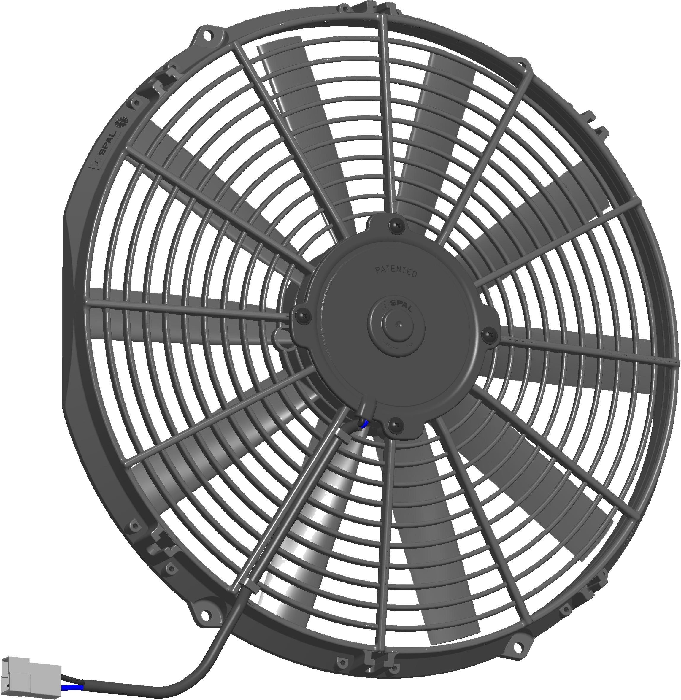 SPAL Lüfter VA08-AP10/C-23A 350mm 12V saugend 1760 m³/h Kühlerlüfter
