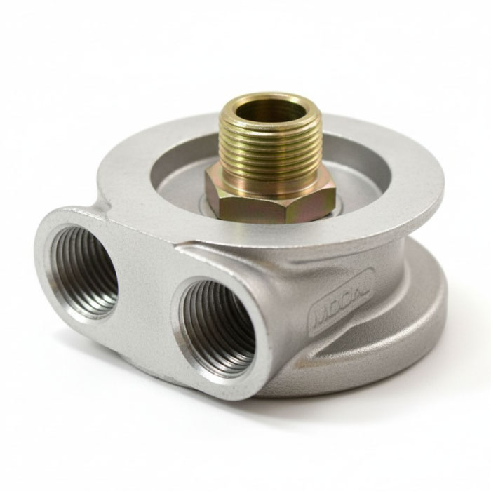 Mocal Ölfilter Sandwichplatte M22x1.5 Filter auf 1/2 BSP ohne Thermostat