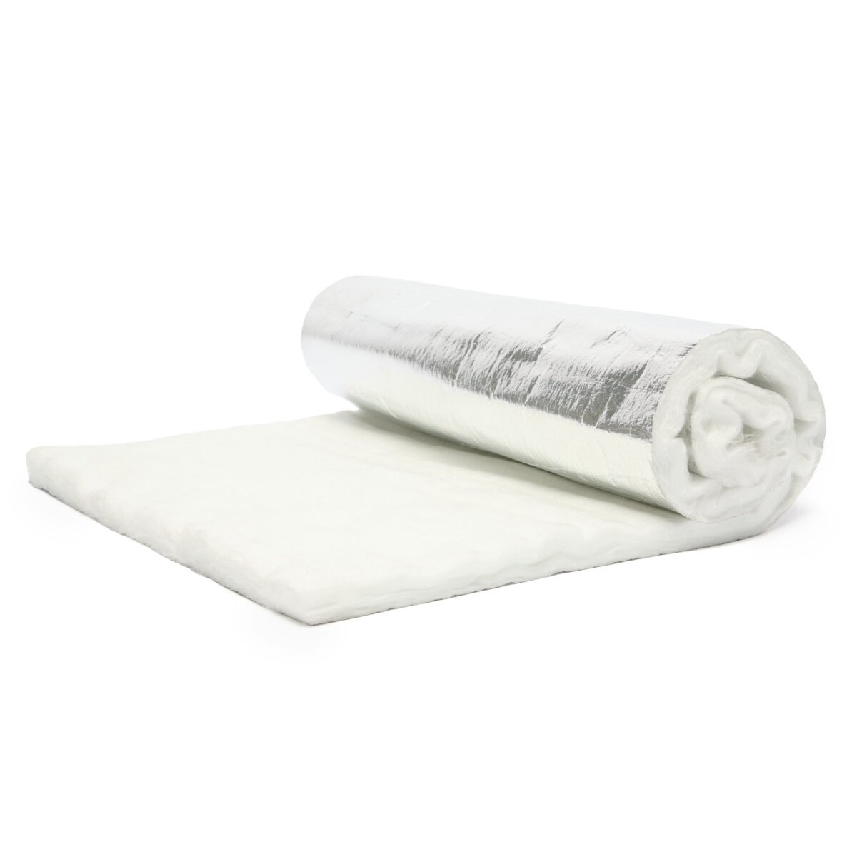 Hitzeschutz - Glasfasermatte mit Alubeschichtung 8mm - 30x60cm