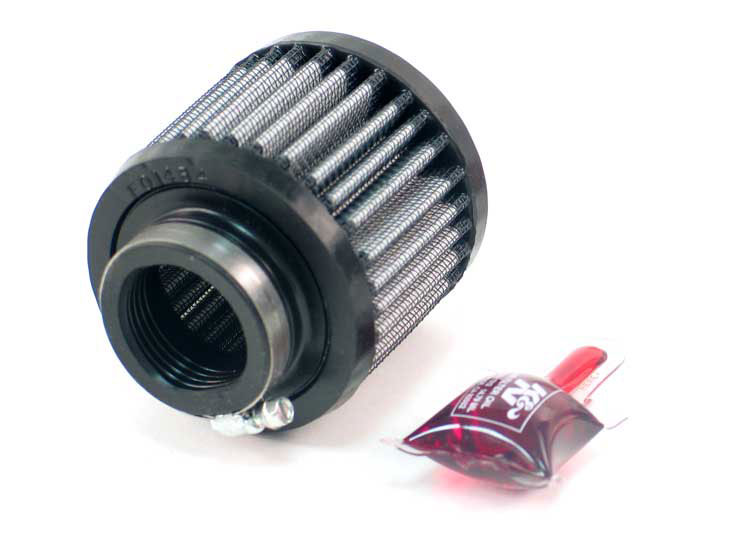 K&N 62-1430 Entlüftungsfilter 35mm Anschluss 64mm hoch schwarz
