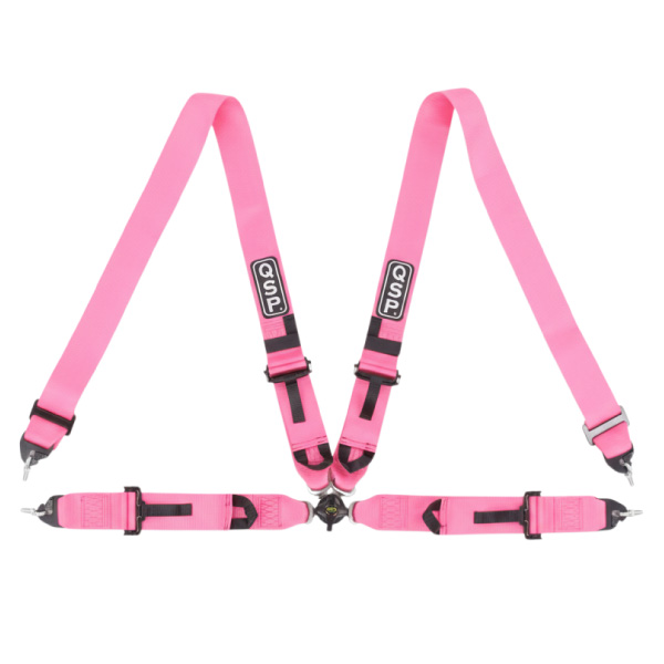 QSP 4-Punkt Renngurt Ohne FIA - Pink