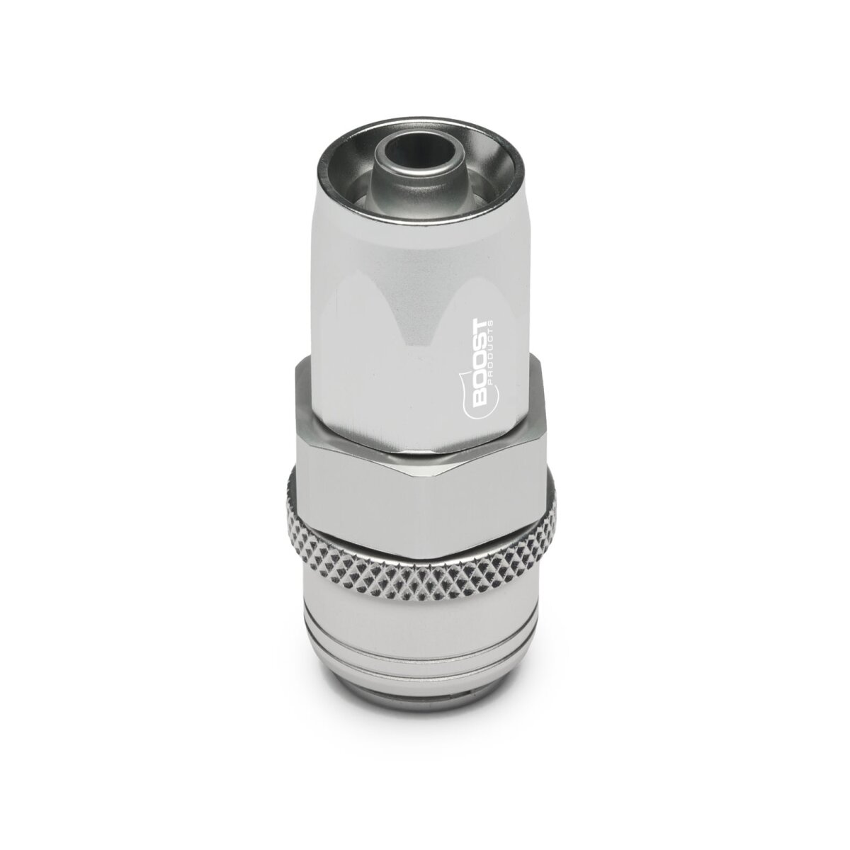 Quick Click Schlauchanschluss Fitting weiblich Dash 6 / -06 AN - gerade - silber matt