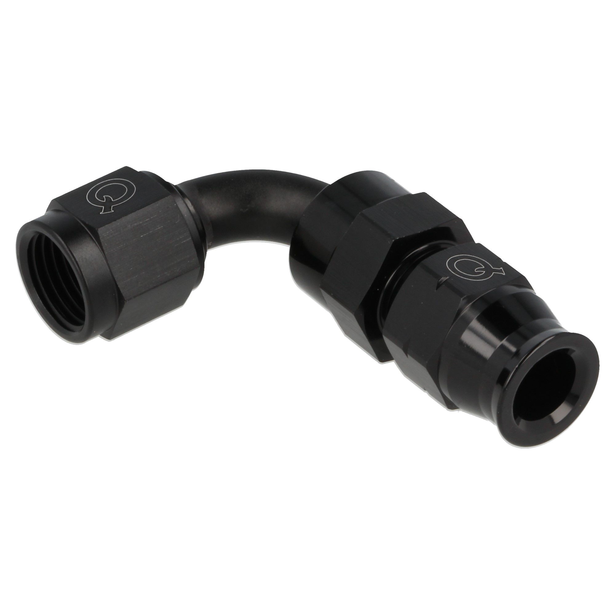 QSP Aluminium Rohr Adapter weiblich 90° AN8 Dash 8 - 12.7 mm