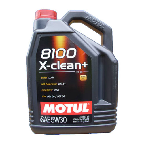 Motul 8100 X-Clean+ 5W30 Motoröl 5L