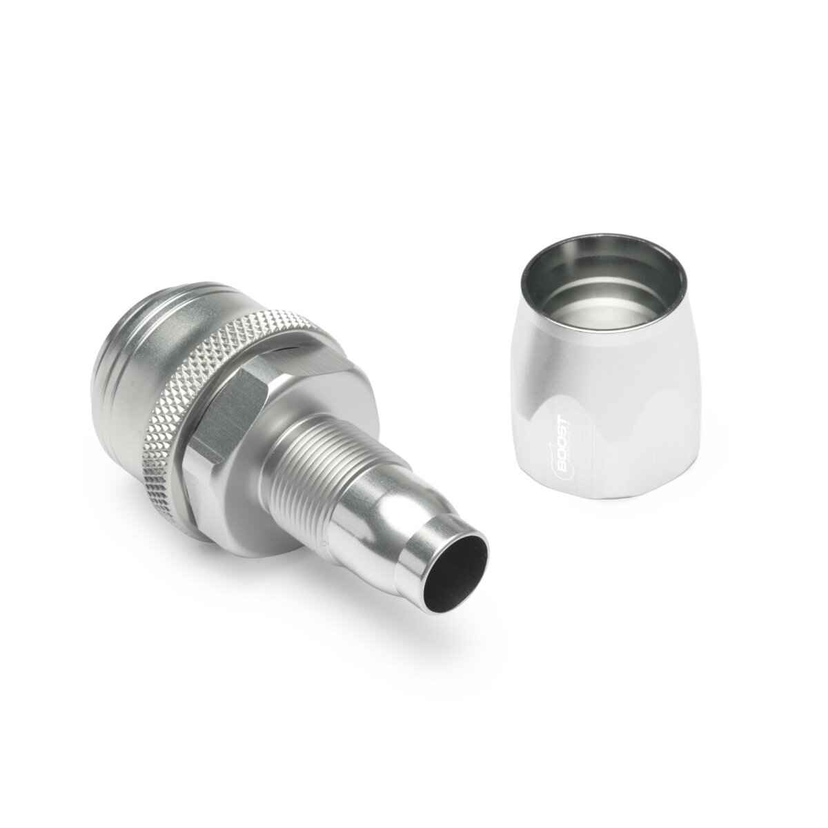 Quick Click Schlauchanschluss Fitting weiblich Dash 10 / -10 AN - gerade - silber matt