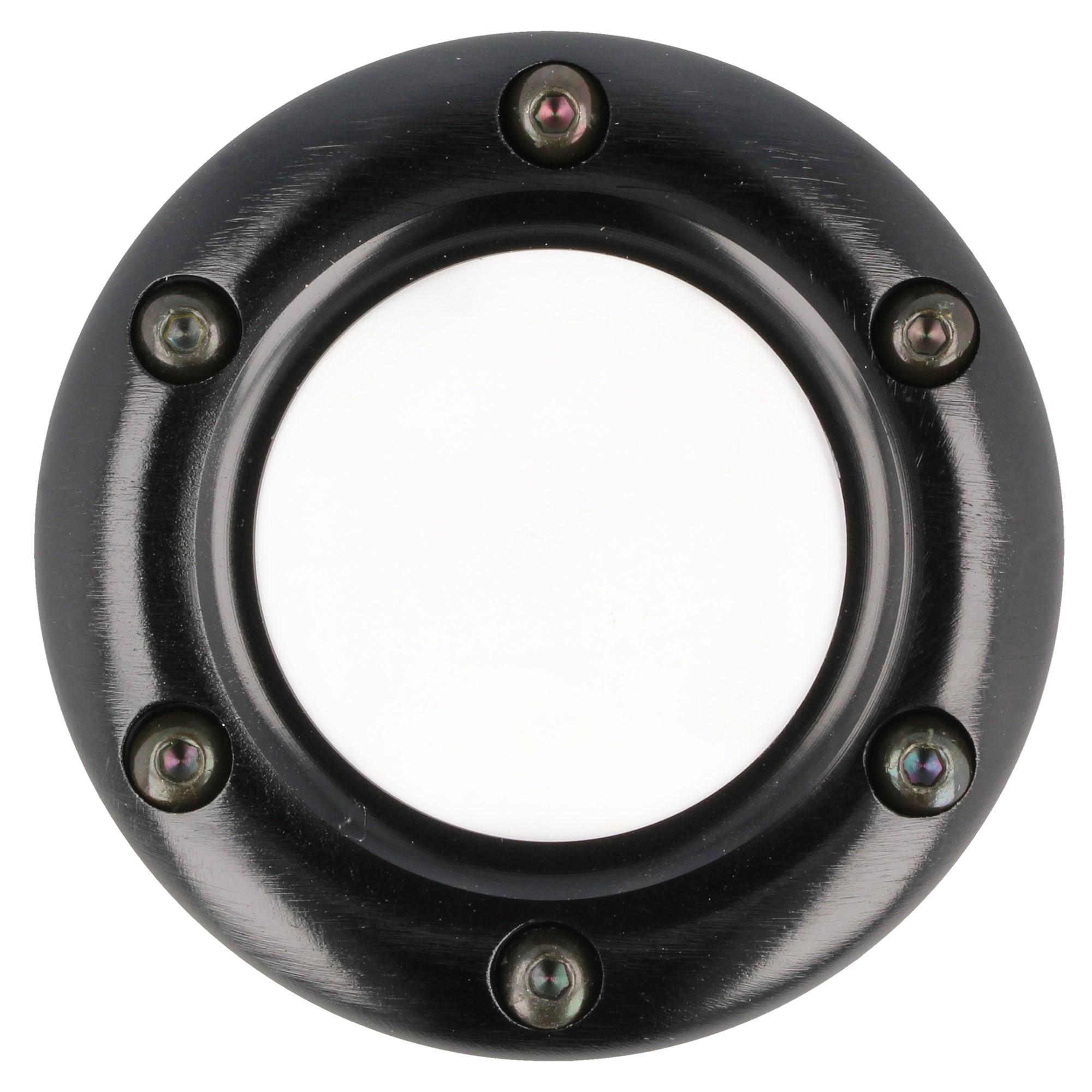 QSP Lenkradring Schwarz | Sportlenkrad Adapterring | inkl. längere Schrauben