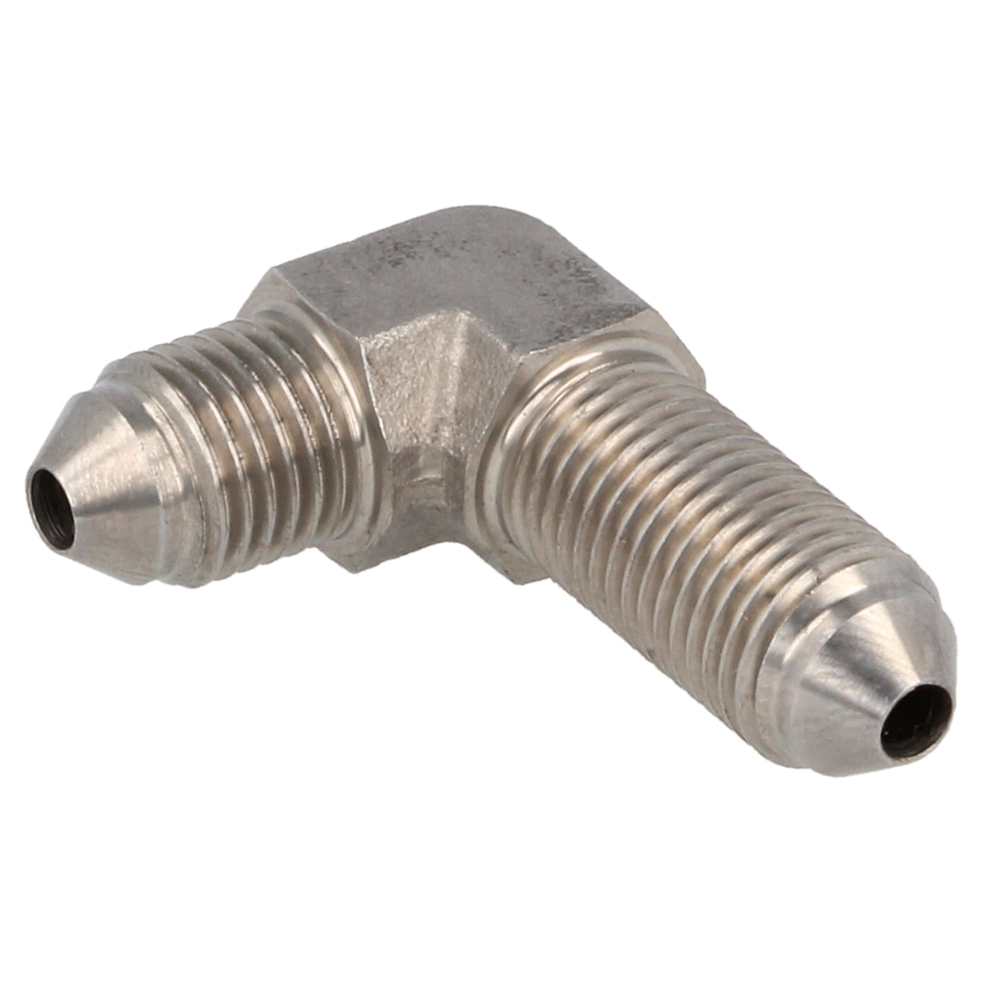 QSP Edelstahl bulkhead 90° AN3 Dash 3