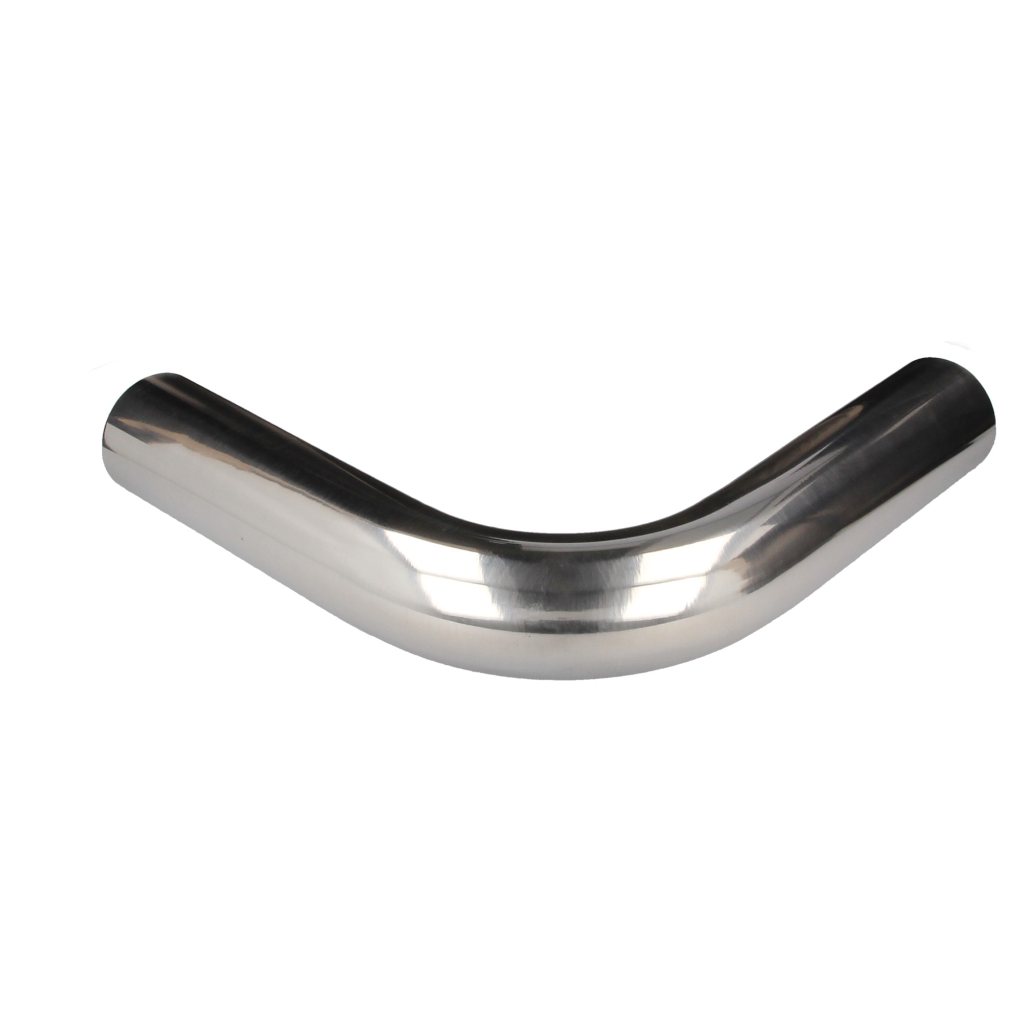 QSP Aluminium Schlauchverbinder 90° Ø35mm (1.38") Silber Ladeluft Turbo Intercooler