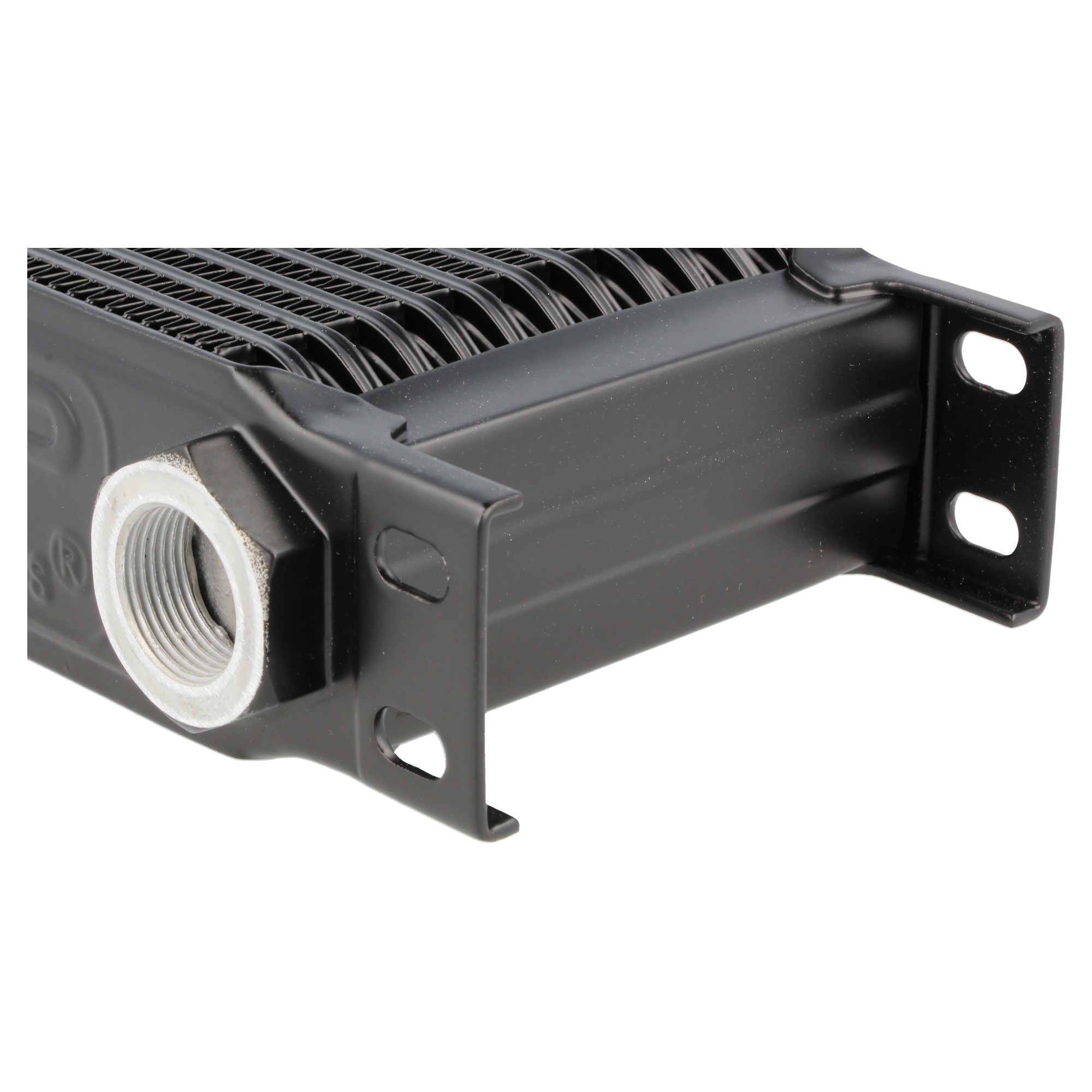 QSP Ölkühler 210mm 13 Reihen schwarz