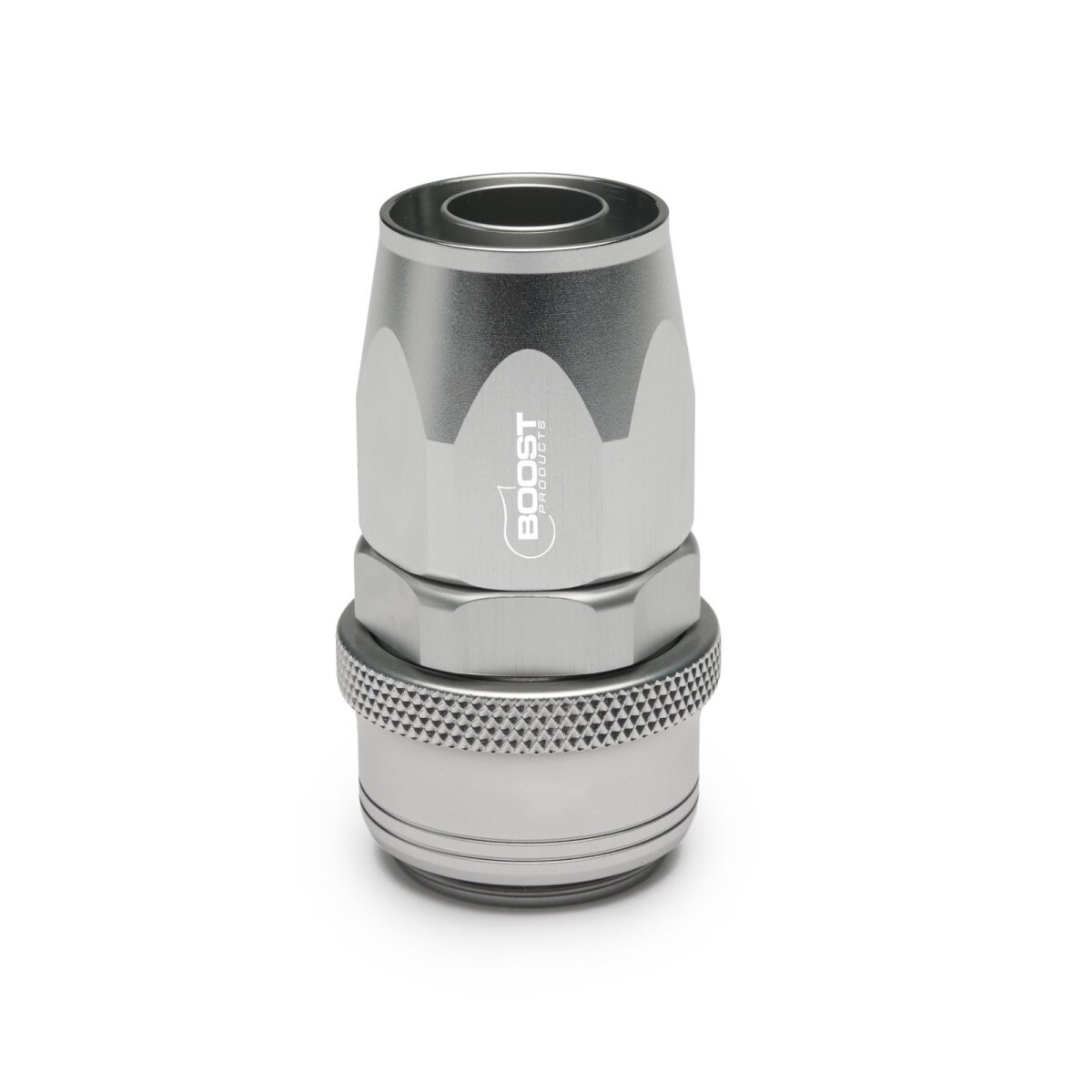 Quick Click Schlauchanschluss Fitting weiblich Dash 12 / -12 AN - gerade - silber matt
