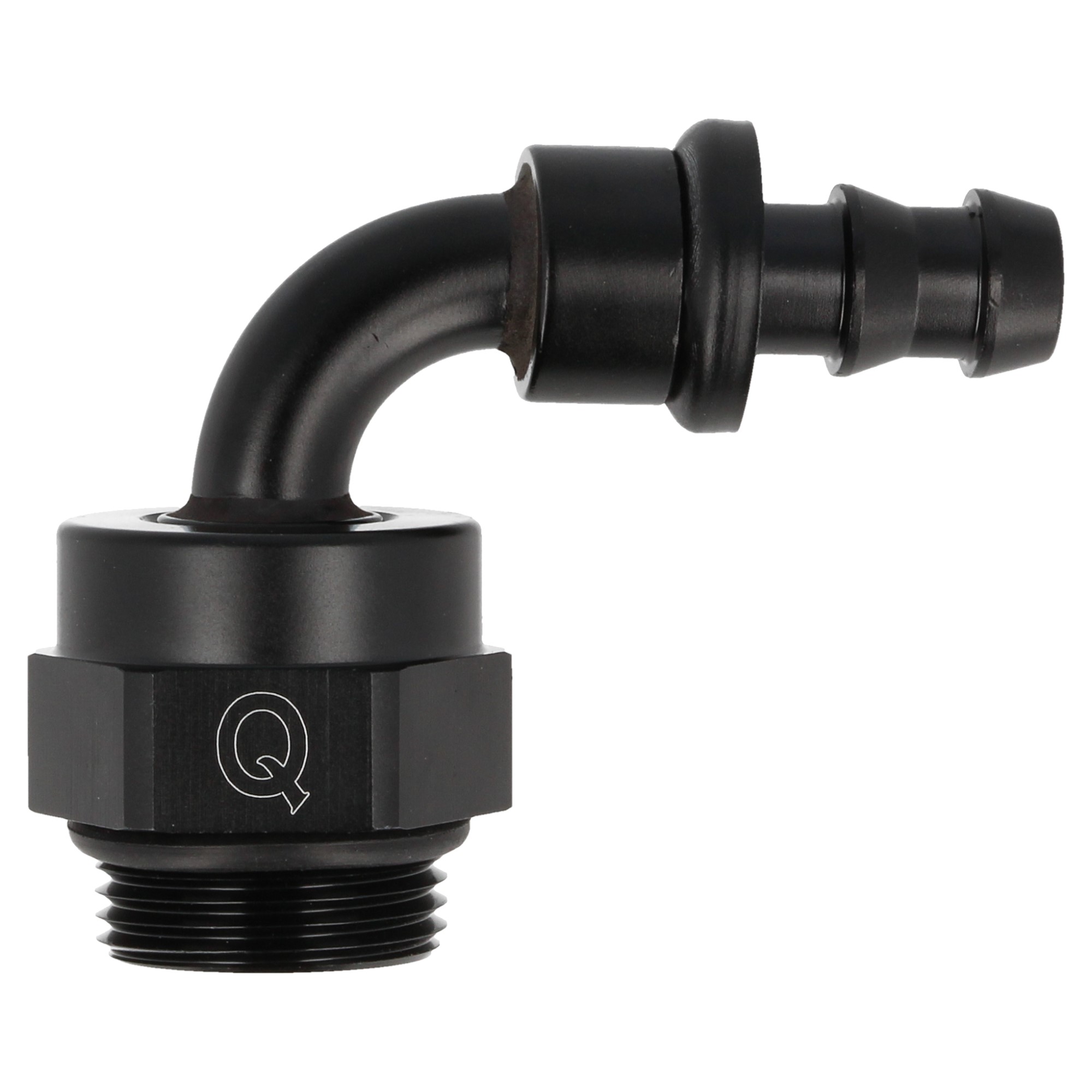QSP Öl Kühler Adapter push-on 90° M22 - AN6 Dash 6