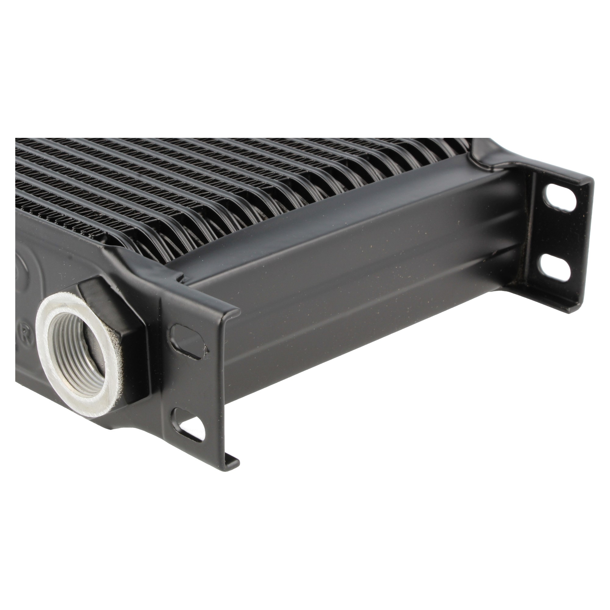 QSP Ölkühler 210mm 19 Reihen schwarz