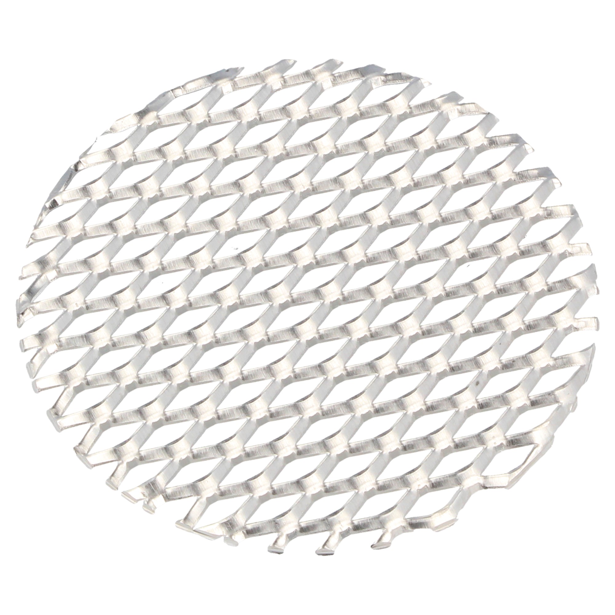 QSP Ansauggitter 102mm silber Air Inlet Mesh Schutzgitter Ansaugtrichter