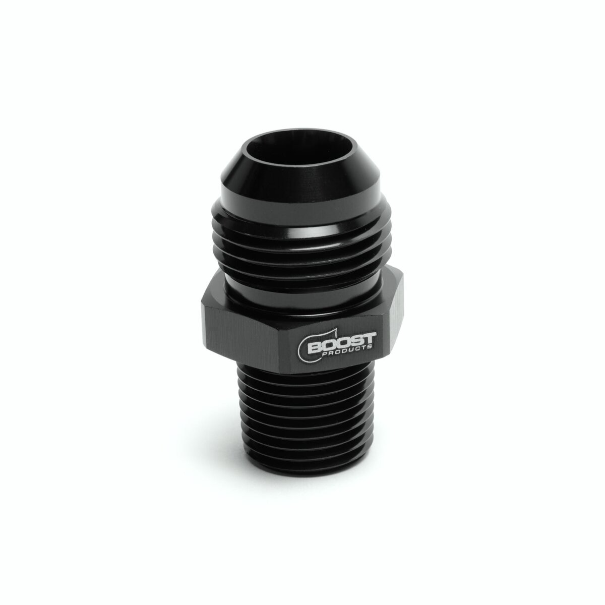 Gewindeadapter Dash 12 männlich zu NPT 1/2" männlich - schwarz matt