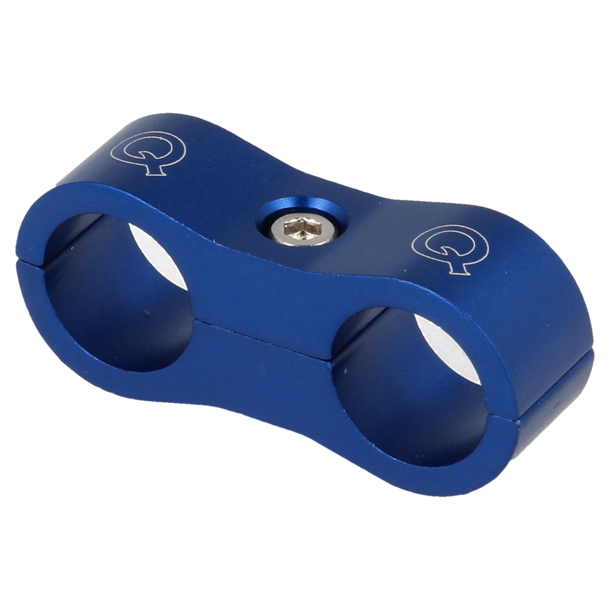 QSP Schlauchhalter  PTFE AN3 Dash 3 blau