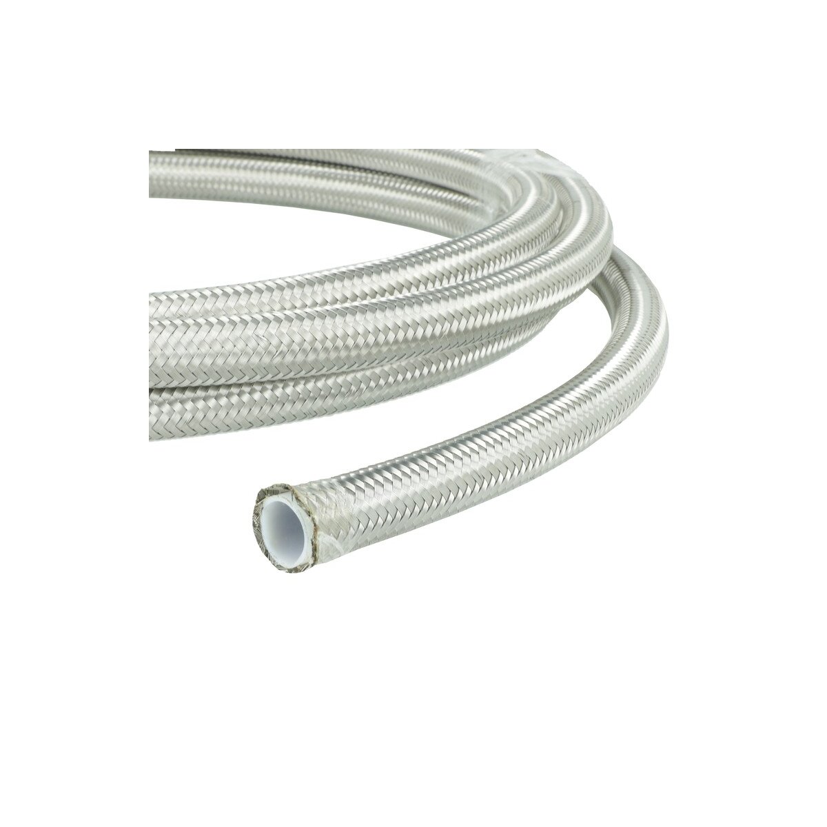 PTFE Hydraulikschlauch Dash 4 - 3m - Edelstahl