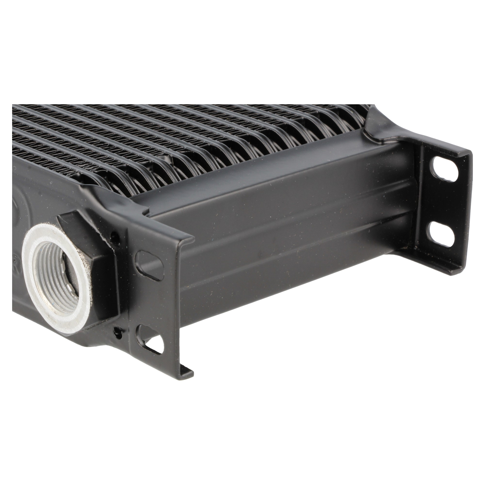 QSP Ölkühler 210mm 16 Reihen schwarz