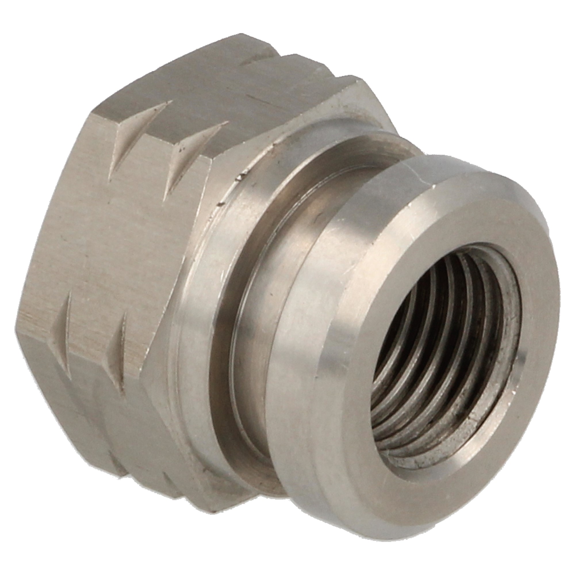 QSP Bremsleitungs-Fitting Edelstahl 17mm Sechskant M10x1.0 Female