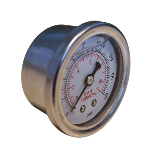 QSP Manometer Kraftstoffdruck 0-11 Bar 0-160 PSI 1/8 NPT
