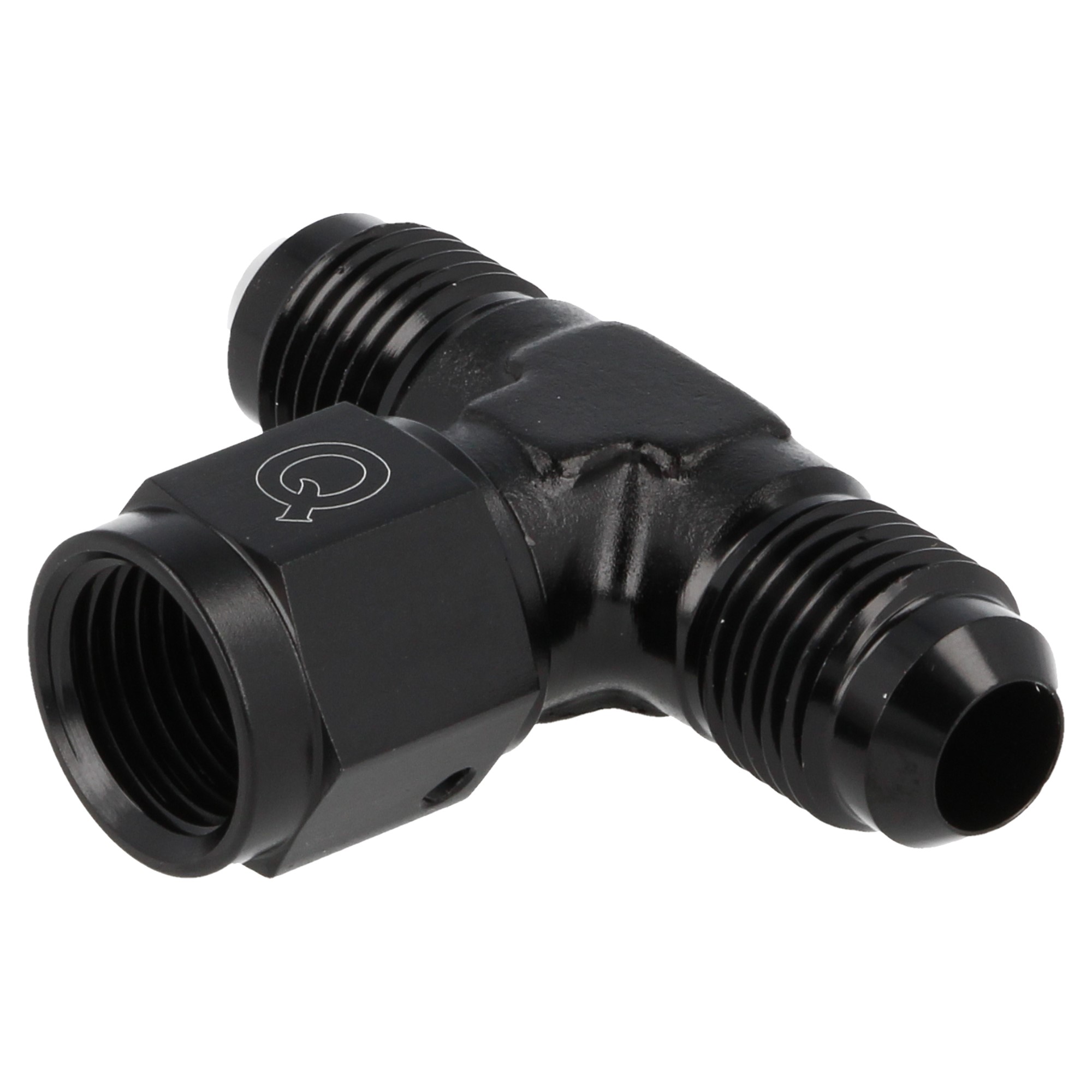QSP T Adapter drehbar AN12 Dash 12 schwarz