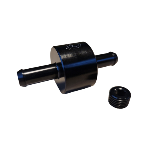 QSP Kraftstoffdruck Adapter 10 mm 1/8 NPT schwarz