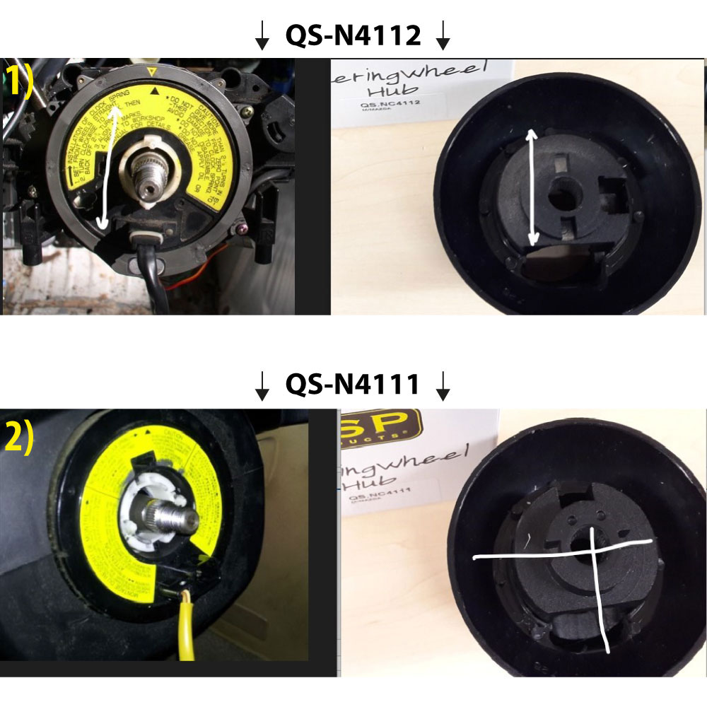 QSP Lenkradnabe für Mazda MX-5 NA - NB - NC | 70/74 mm Lochkreis