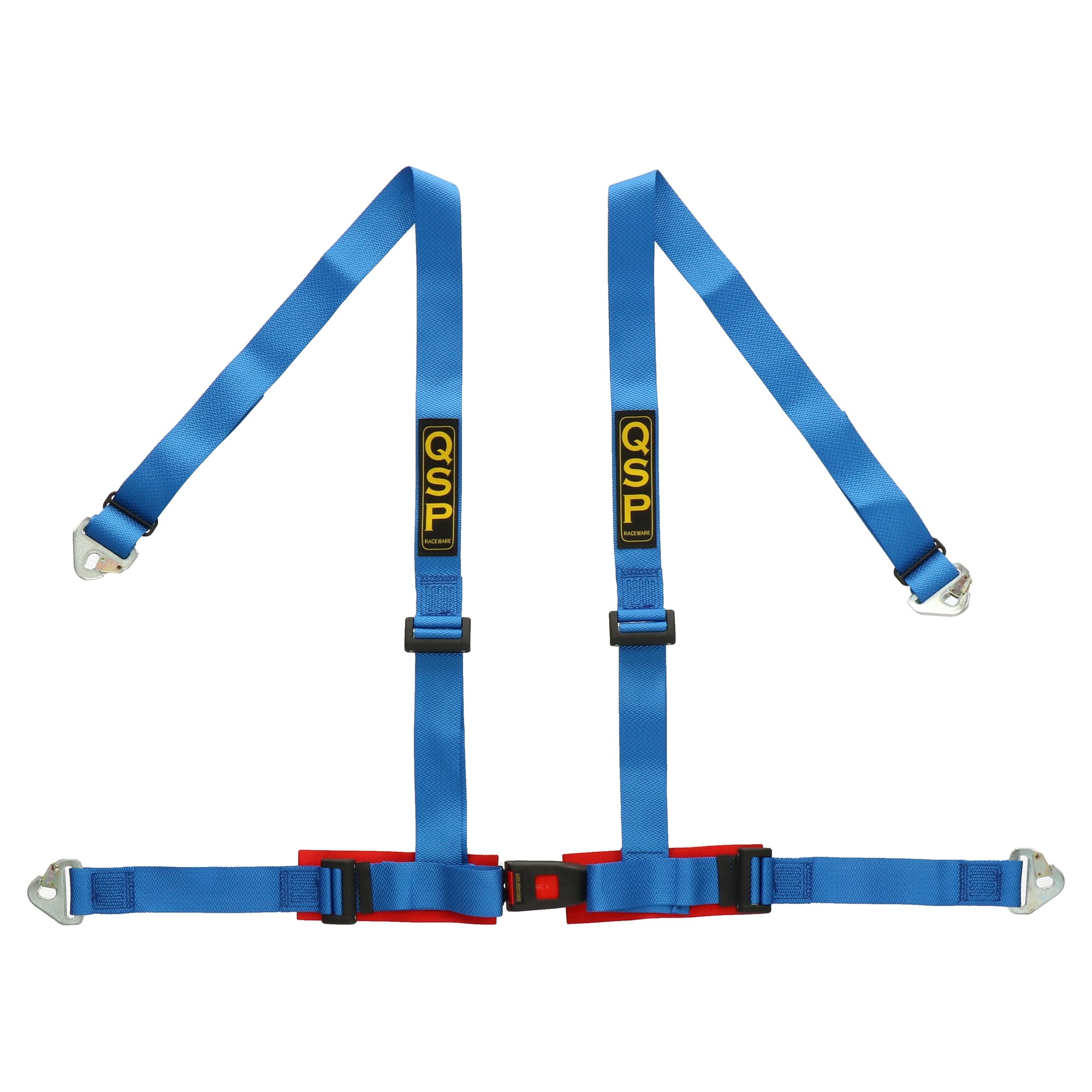 QSP Pro Street 4-Punkt Sportgurt ECE 2 Zoll Blau