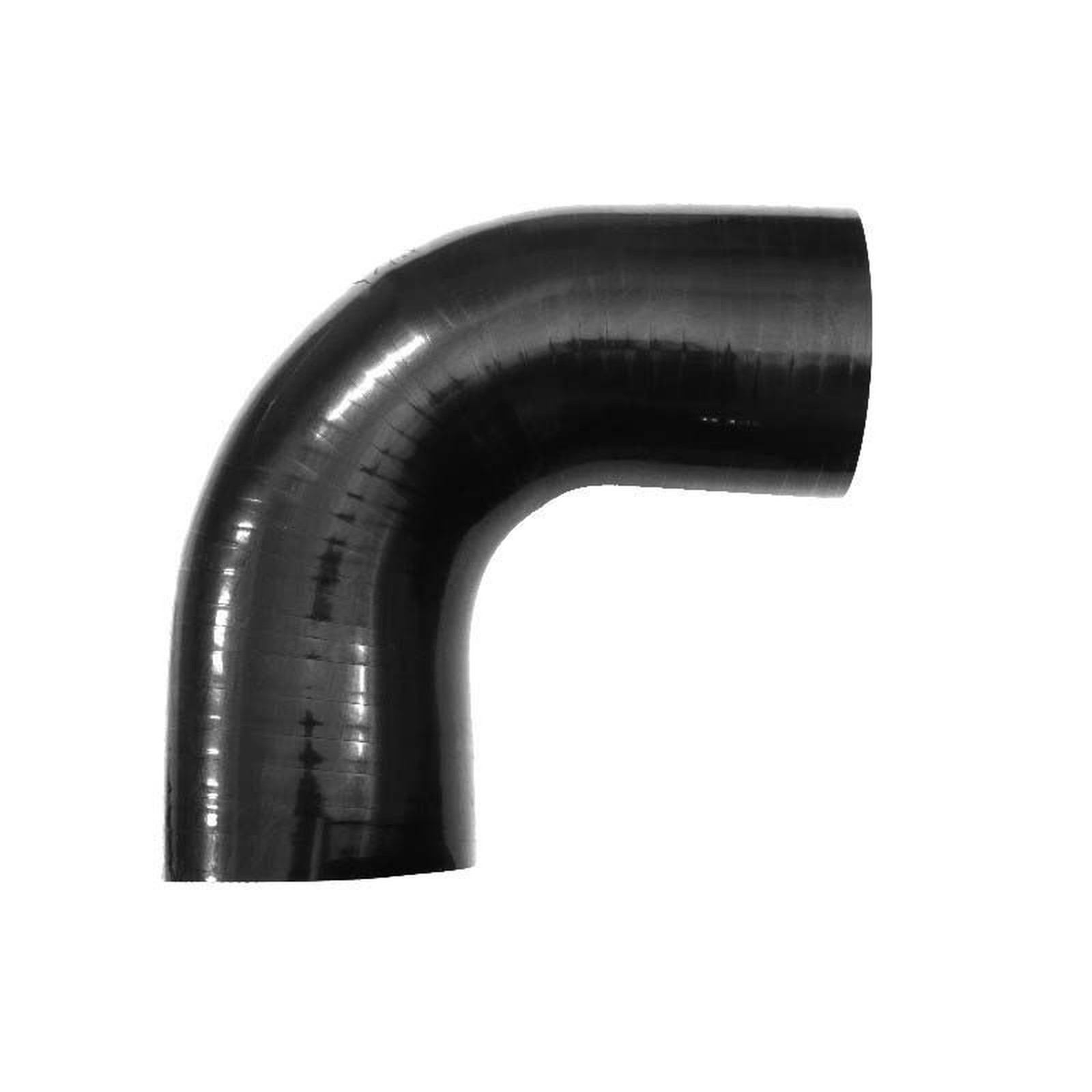 Silikonbogen 90°, 13mm, schwarz