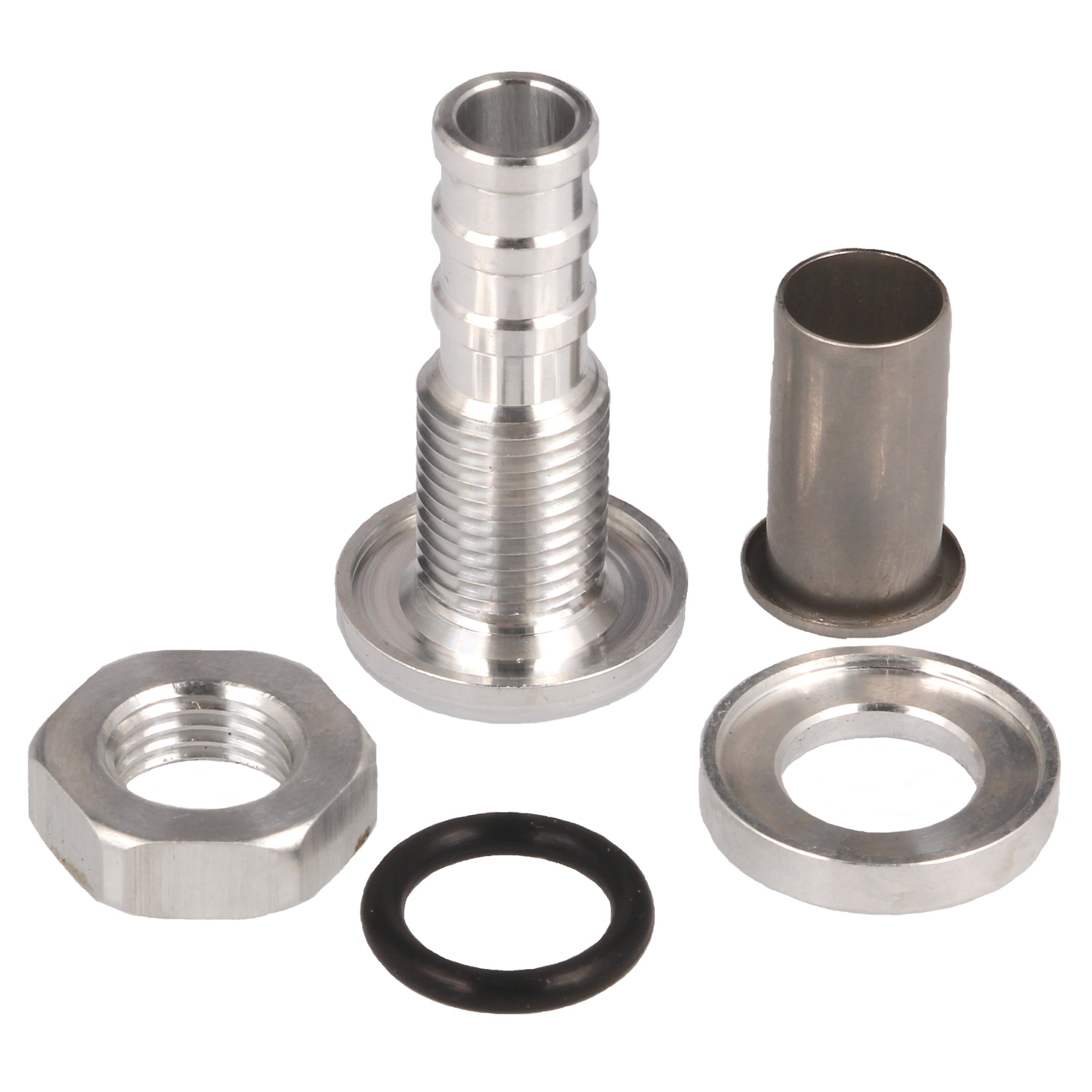 QSP selbstverschließender Fitting 10mm Aluminium