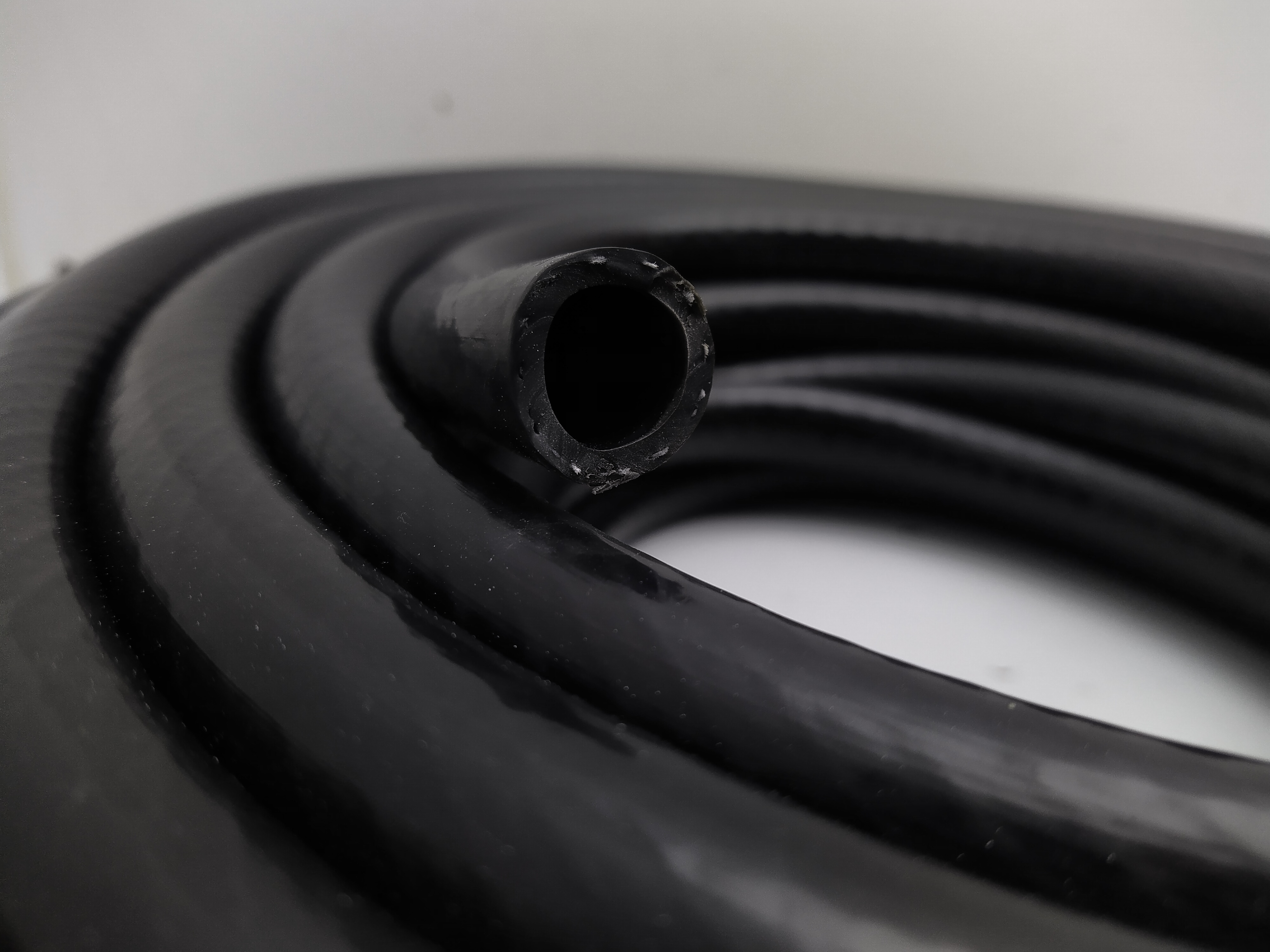 14mm Silikon Unterdruckschlauch verstärkt schwarz