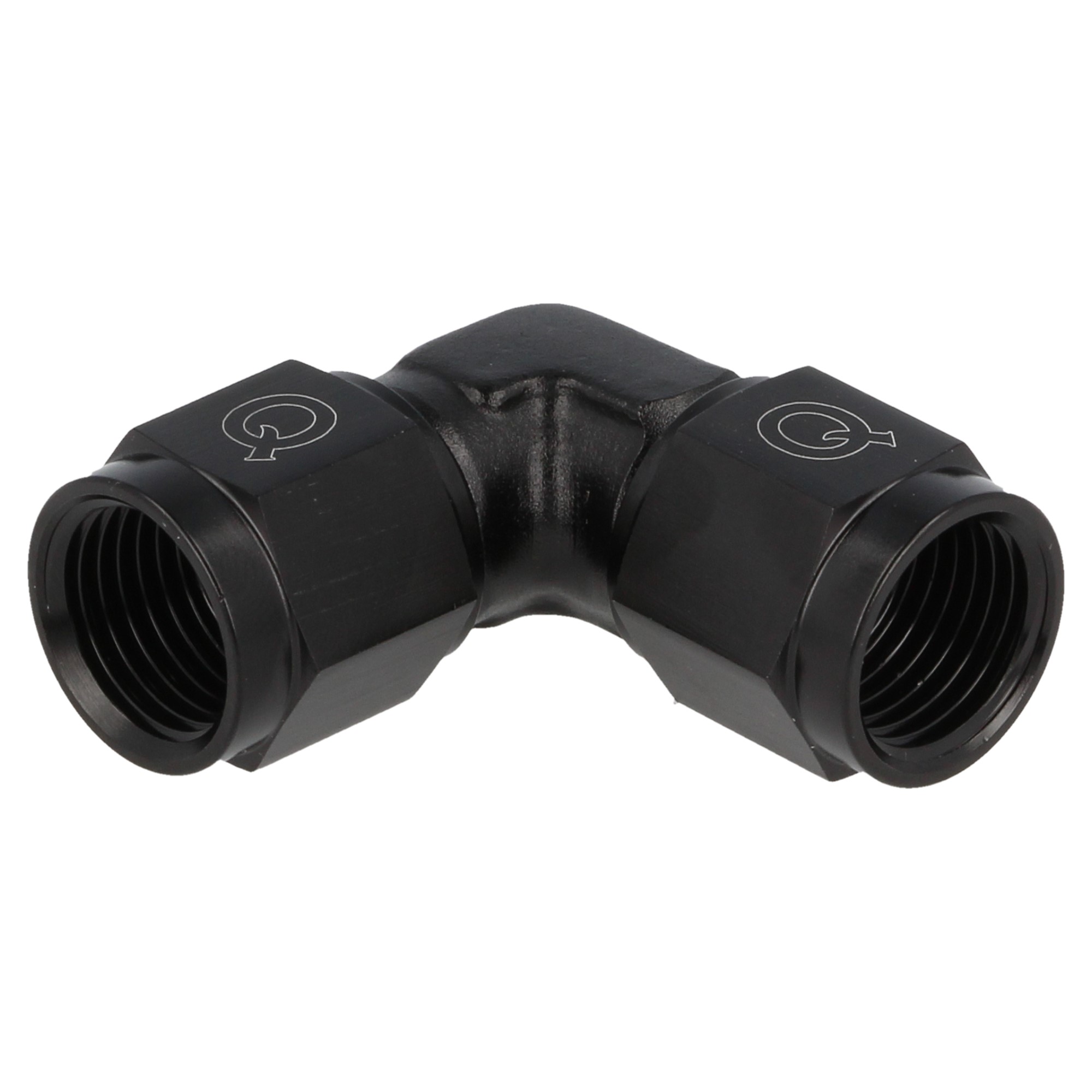 QSP Adapter drehbar weiblich 90° AN10 Dash 10 schwarz