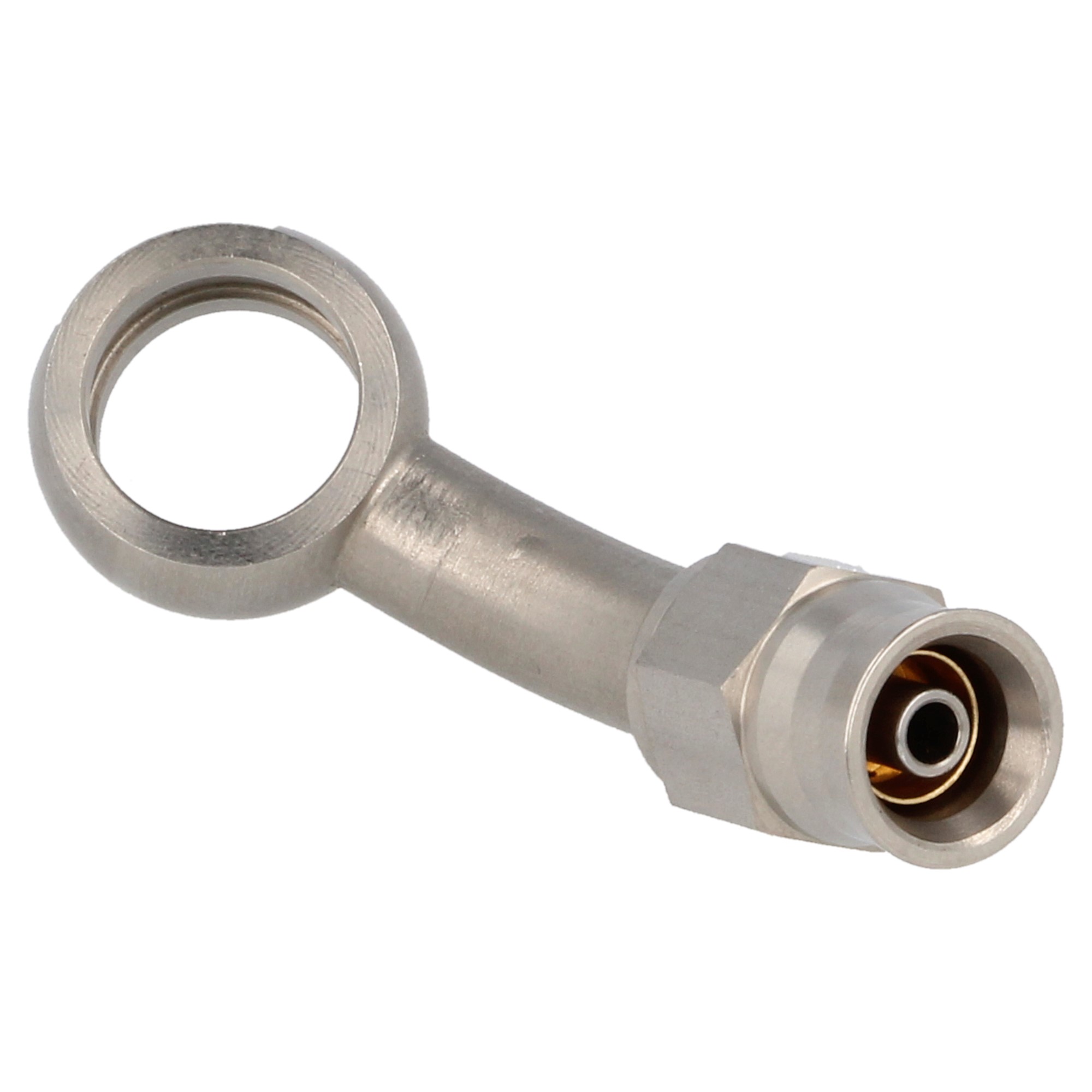 QSP Edelstahl banjo eye 45° AN3 Dash 3 - 10.2 mm