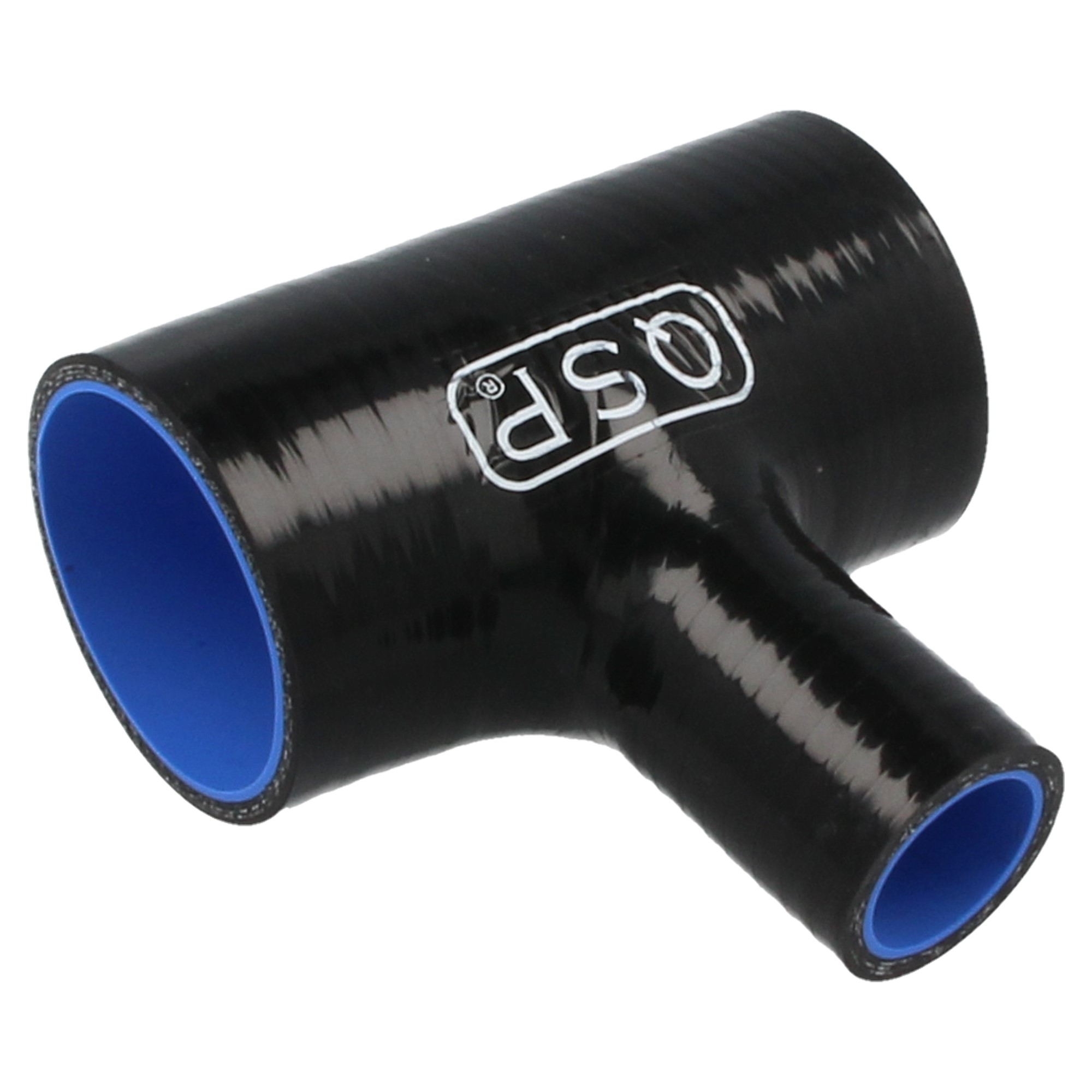 QSP Silikon T-stuk - 32mm (19mm Anschluss) - Schwarz