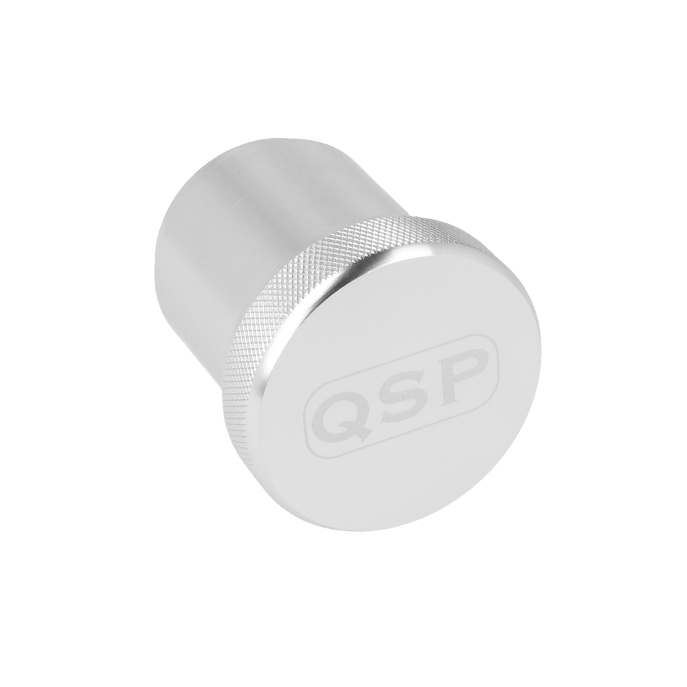 QSP Aluminium Einschweißstutzen 40 mm für Kraftstoff silber