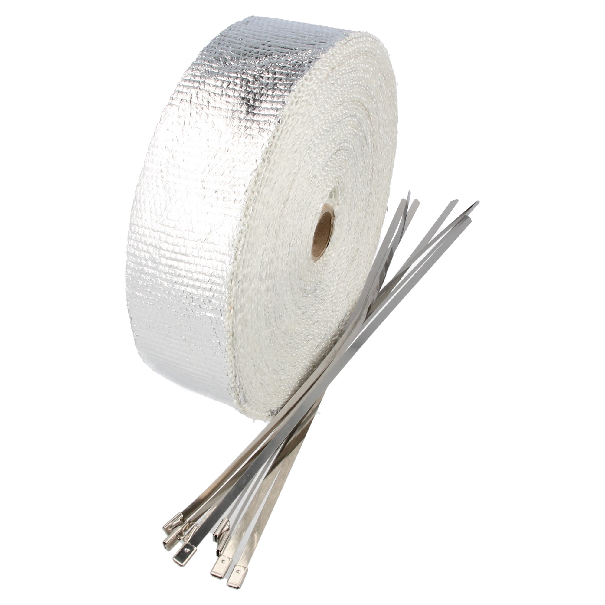 QSP Aluminium Hitzeschutzband silber 15m x 50mm
