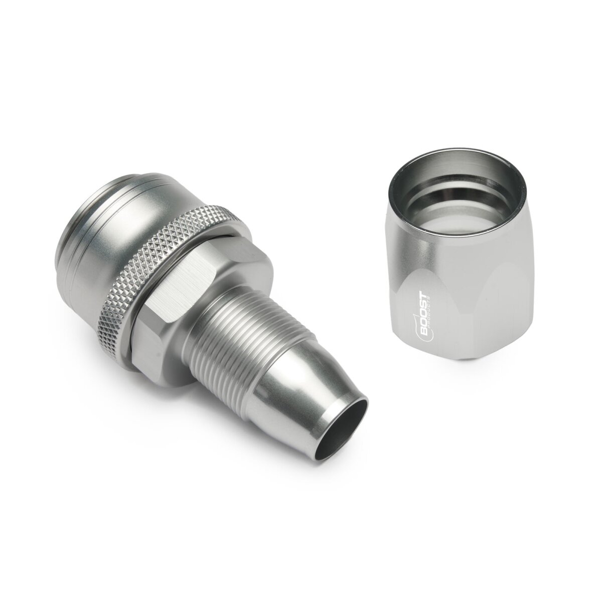 Quick Click Schlauchanschluss Fitting weiblich Dash 12 / -12 AN - gerade - silber matt