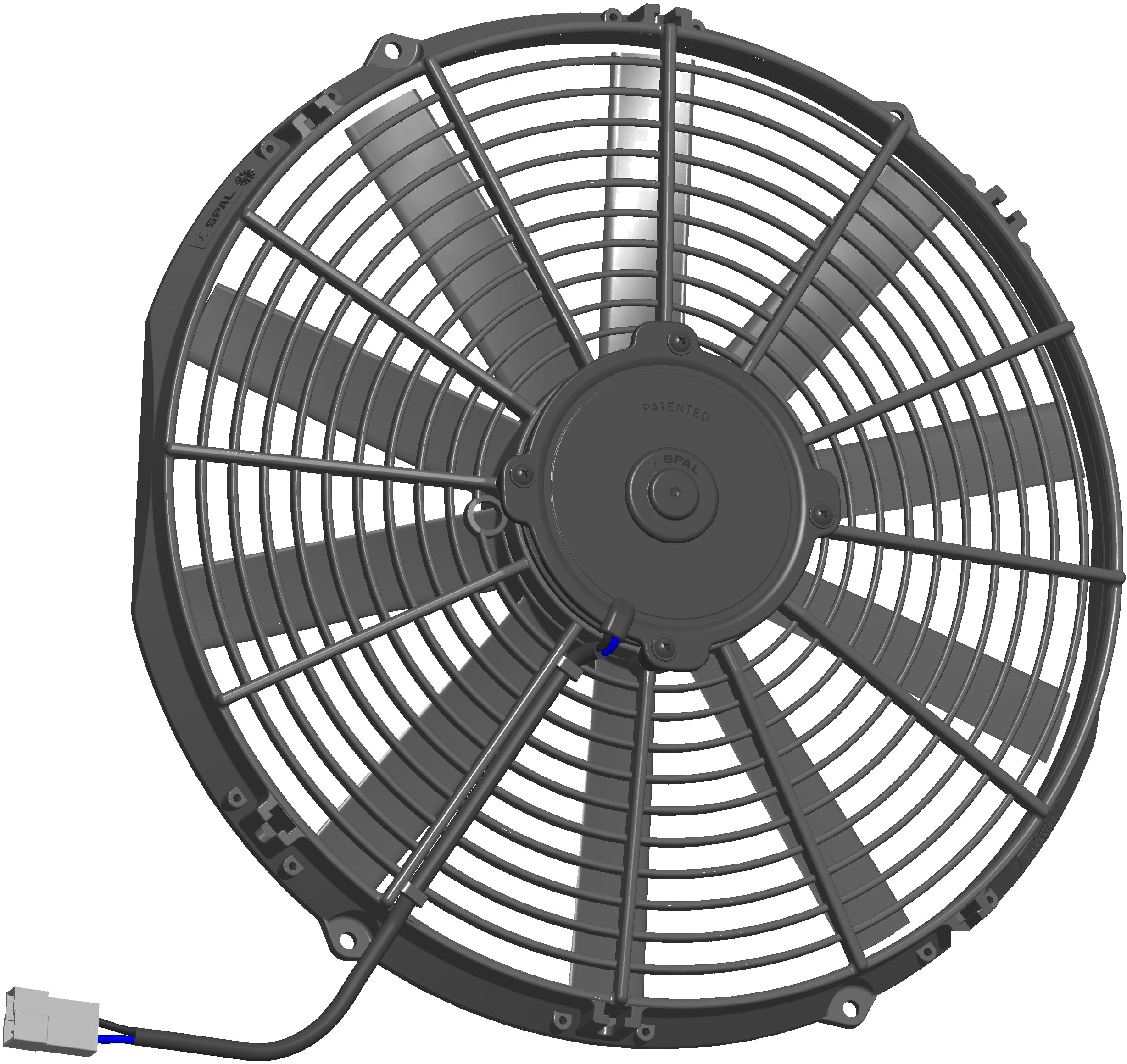 SPAL Lüfter VA08-AP51/C-23S 350mm 12V blasend 2160 m³/h Kühlerlüfter
