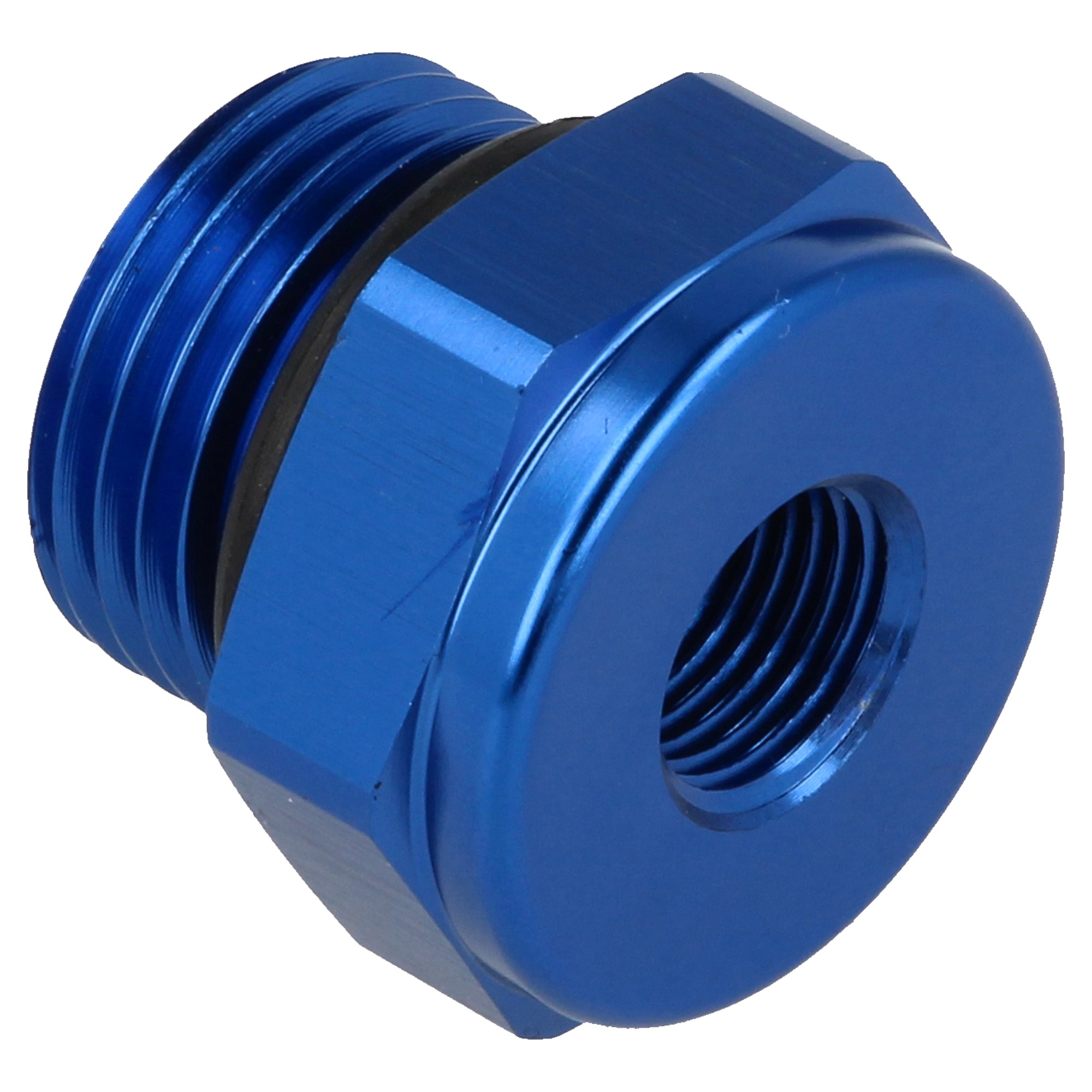 QSP Aluminium Blindstopfen Dash 8 / AN8 mit O-Ring 1/8 NPT